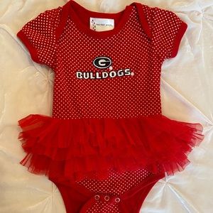 Georgia Bulldogs Tutu Onesie